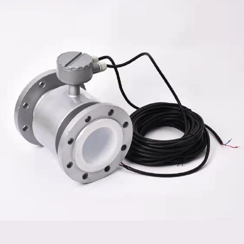 智能电磁流量计LDG-DN65分体安装型,内衬四氟,316L电极电磁流量计